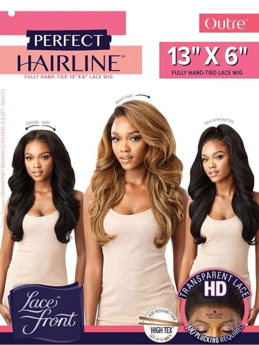 OUTRE PERFECT HAIR LINE SYNTHETIC 13X6 FAUX SCALP LACE FRONT WIG - JULIANNE 24”